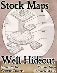Border Tower - Stock Map - Elven Tower | Stock Maps | DriveThruRPG