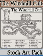 Elven Tower - The Windmill Cult | Stock Battlemap