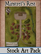 Elven Tower - Minstrel's Rest | Stock City Map