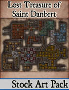 Elven Tower - Lost Treasure of Saint Danbert| (23x18) Stock Battlemap
