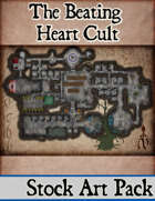 Elven Tower - The Beating Heart Cult | 49x35 Stock Battlemap