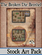 Elven Tower - The Broken Die Brothel | 19x25 Stock Battlemap