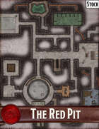 Elven Tower - The Red Pit | 28x32 Stock Battlemap