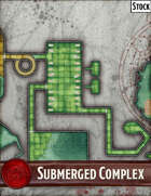 Elven Tower - Submerged Complex | 50x33 Stock Battlemap
