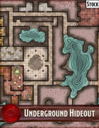 Elven Tower - Underground Hideout | 78x53 Stock Battlemap