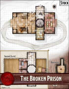 Elven Tower - Broken Prison | Stock Battlemap