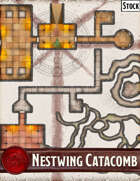 Elven Tower - Nestwing Catacomb | 30x29 Stock Battlemap