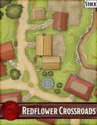 Elven Tower - Redflower Crossroads | 35x29 Stock Battlemap