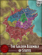 Elven Tower - Golden Assembly of States | Stock City Map