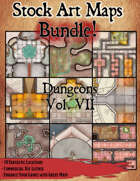 Stock Art Maps Bundle 15 - Dungeons Vol. VII [BUNDLE]