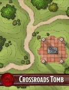 Elven Tower - Crossroads Tomb | 25x25 Stock Battlemap