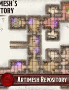 Elven Tower - Arthimesh Repository | 29x25 Stock Battlemap