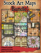 Stock Art Maps Bundle 17 - Dungeons Vol. VIII [BUNDLE]