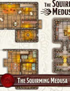 Elven Tower - The Squirming Medusa | 25x22 Stock Battlemap
