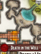 Elven Tower - Death in the Well | 25x24 Stock Battlemap