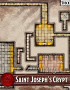 Elven Tower - Saint Joseph's Crypt | 30x30 Stock Battlemap