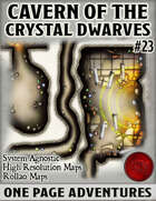 Cavern of the Crystal Dwarves - One Page Adventure
