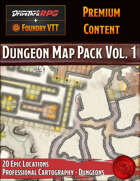 Dungeon Map Pack Vol. 1 - Foundry VTT