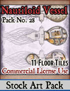 Nautiloid Vessel - Stock Art Tiles