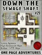 Down the Sewage Shaft - One Page Adventure