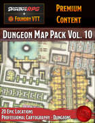 Dungeon Map Pack Vol. 10 - Foundry VTT