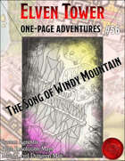 The Song of Windy Mountain - One Page Adventure