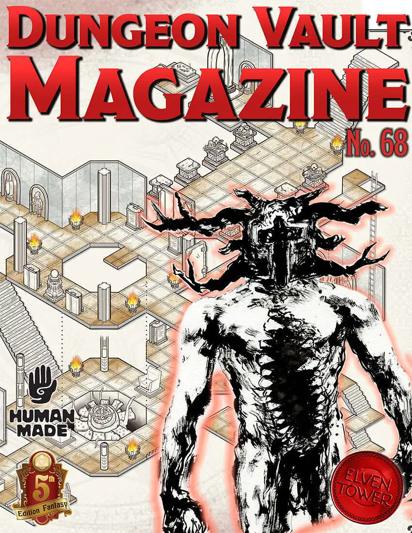 Dungeon Vault Magazine - No. 68 - D&D 5e - Elven Tower | Dungeon