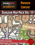 Dungeon Map Pack Vol. 13 - Foundry VTT