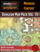Dungeon Map Pack Vol. 15 - Foundry VTT