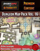 Dungeon Map Pack Vol. 16 - Foundry VTT