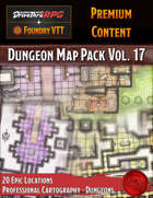 Dungeon Map Pack Vol. 17 - Foundry VTT