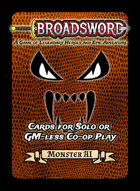 Broadsword Expansion: Solo & Co-op Cards