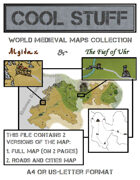 Medieval map 17-18: Algidax and Fief of Uhr