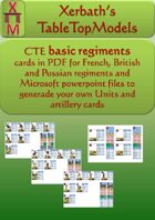 CTE basic regiments cards