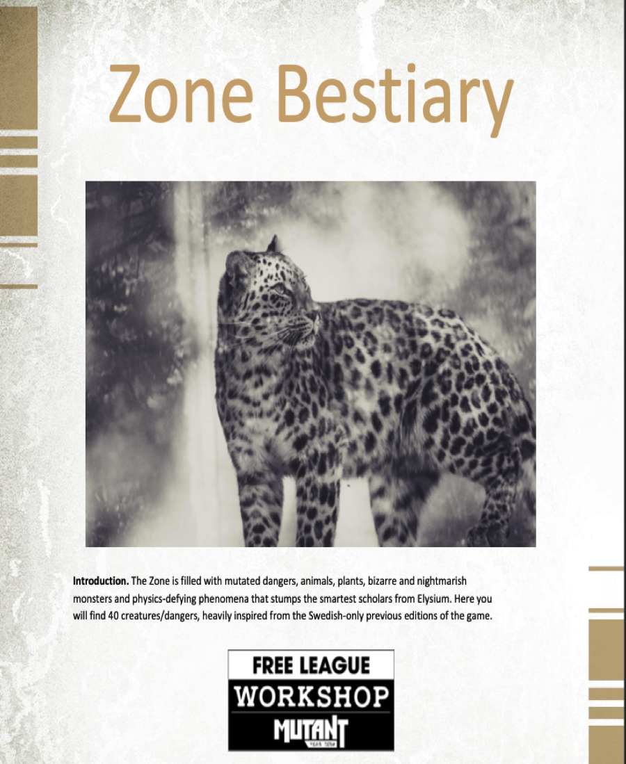 Zone Bestiary