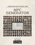 NPC Generator for Twilight: 2000