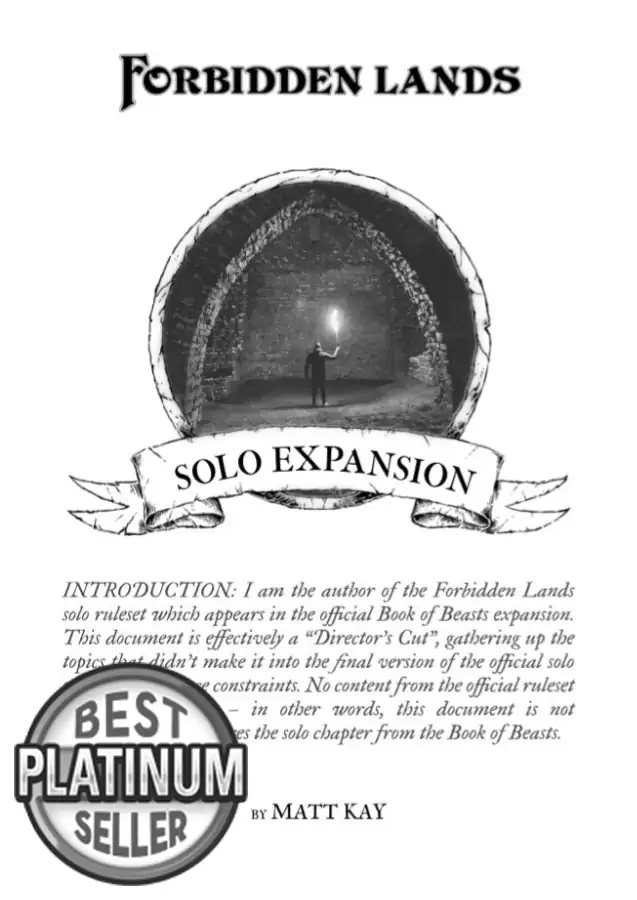 Forbidden Lands - Solo Expansion BETA