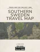 Southern Sweden Travel Map