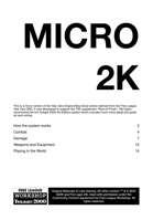 Micro2K - the YZE Step Dice Micro System