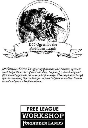 D66 Ogres for the Forbidden Lands - Free League Publishing | Azukail ...