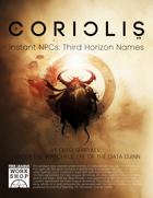 Instant NPCs: Third Horizon Names