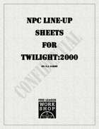 NPC Line-Up cards for Twilight:2000