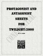 Twilight:2000 Protagonist and Antagonist Sheet