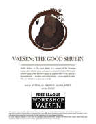 The Good Shubin — A Creature for Vaesen