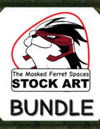 The Masked Ferret Spaces All Stock Art Bundle [BUNDLE]