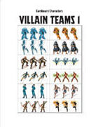 Cardboard Characters - Villain Teams 1
