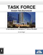 TASK FORCE Season Two Sourcebook and HDC Bundle