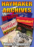Haymaker Archives Volume 5: Adventures