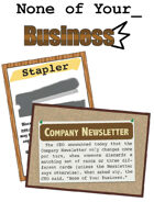 None of Your Business: Company Newsletter (Card Game Expansion)