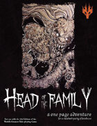 Head of The Family: A One Page Adventure For 5th Edition